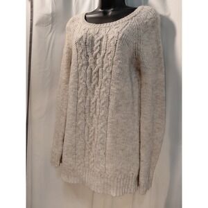 Vintage 90s Womens American Eagle Cable Knit Wool Alpaca ‎ Sweater - Size Medium